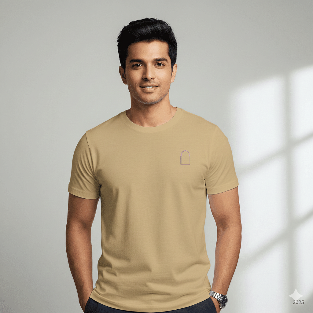 Unisex Supima Cotton T-Shirt - Minimal Archway Design