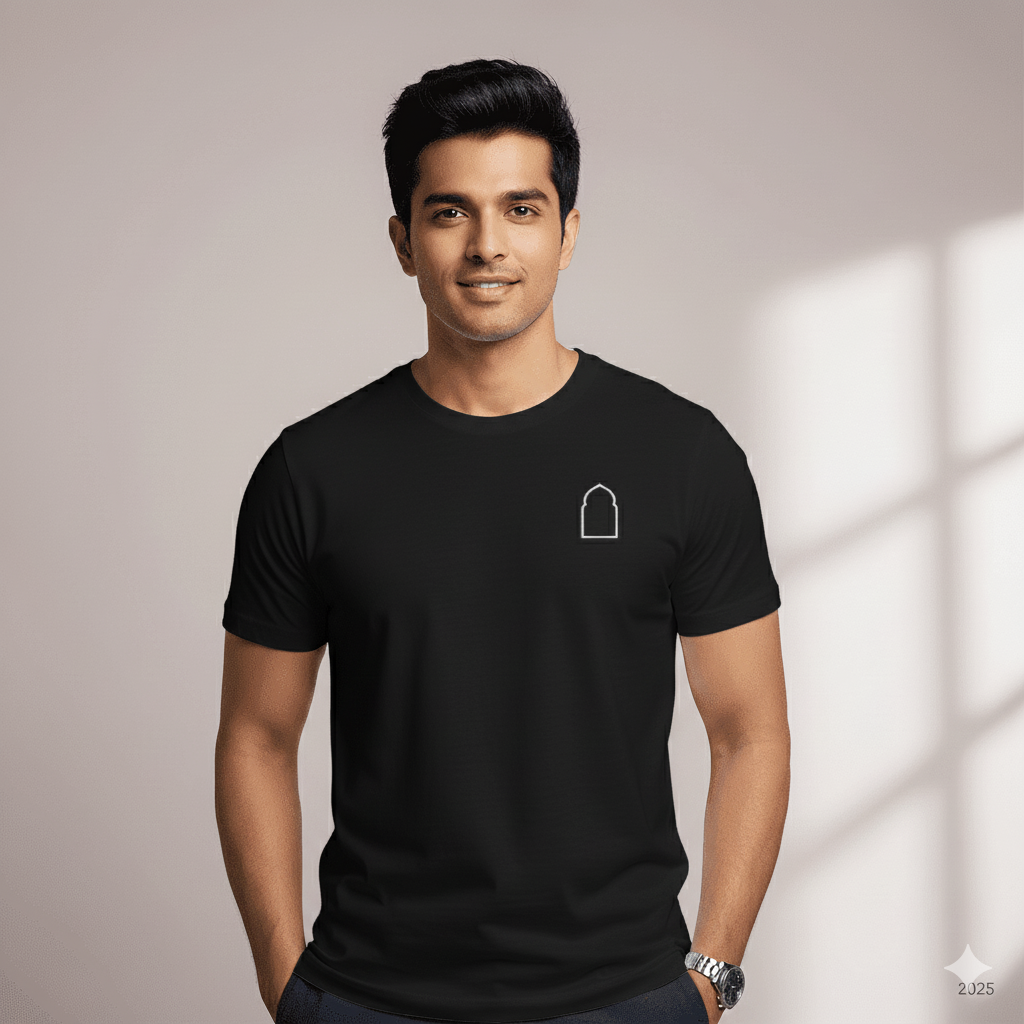 Unisex Supima Cotton T-Shirt - Minimal Archway Design