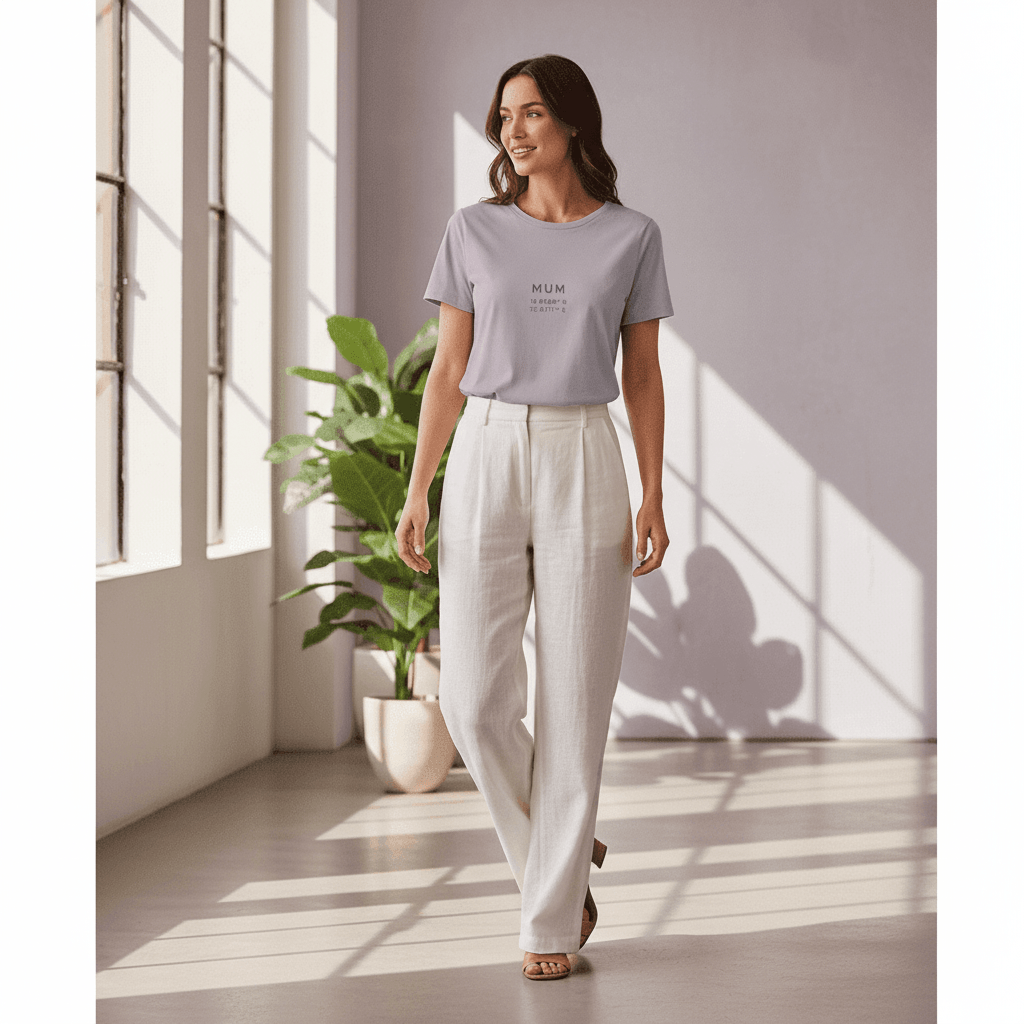 Supima Cotton City Coordinates T-Shirt - Mumbai Minimal Travel-Inspired Tee | Lilak