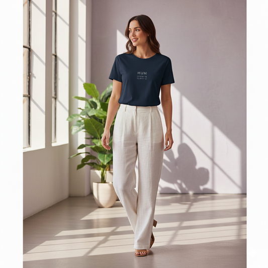 Supima Cotton City Coordinates T-Shirt - Mumbai Minimal Travel-Inspired Tee | Lilak