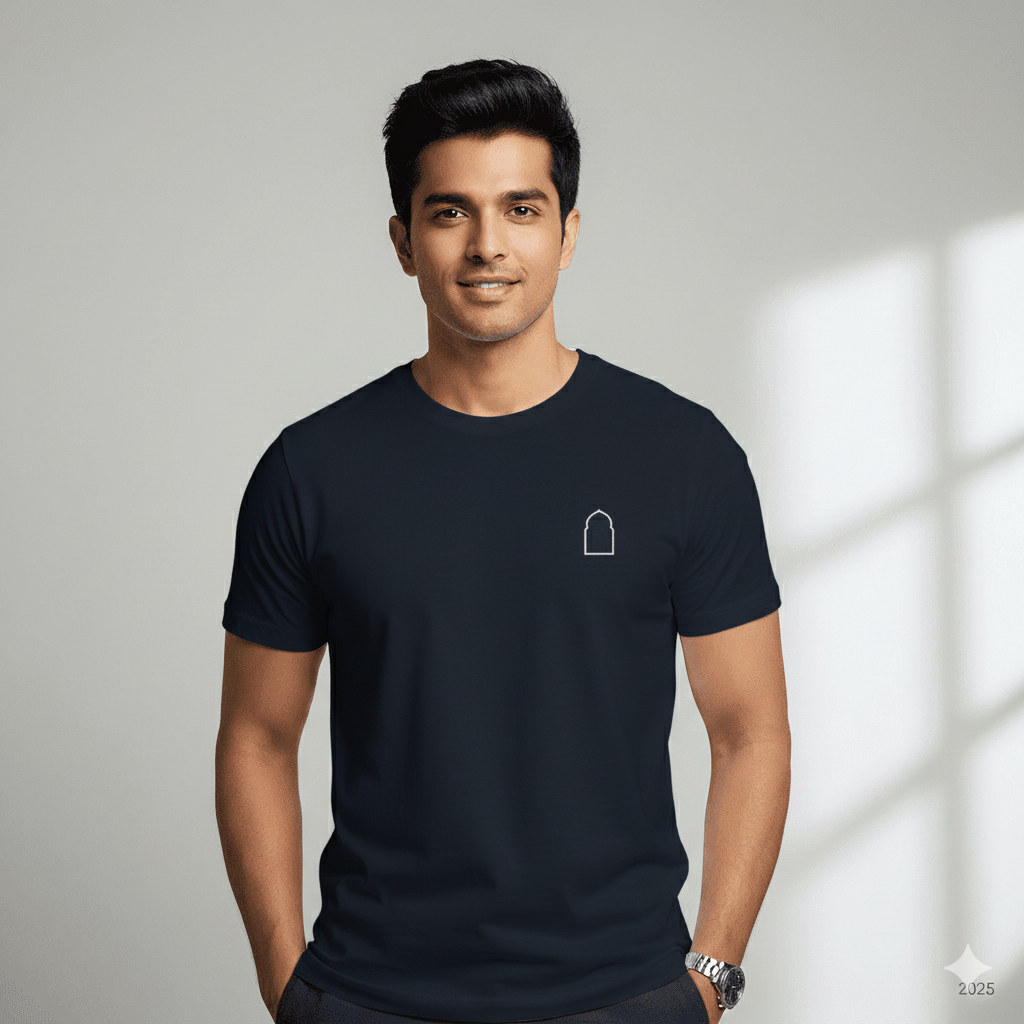Unisex Supima Cotton T-Shirt - Minimal Archway Design
